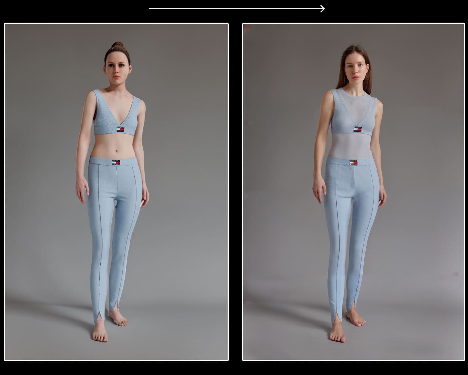 AI-generated Calvin Klein fashion editorial